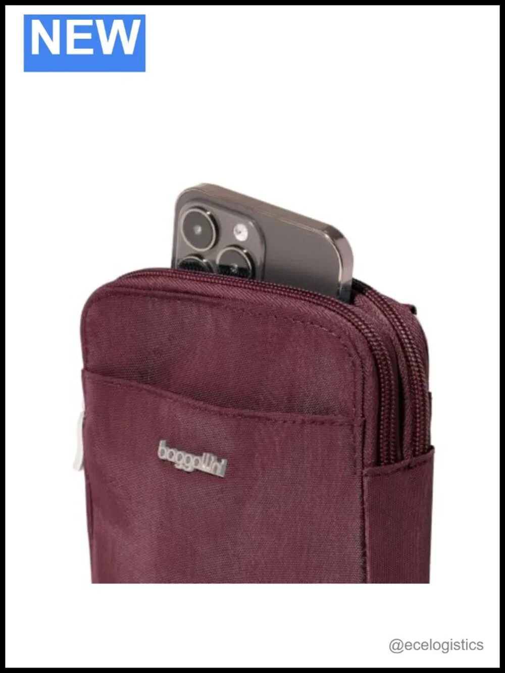 Baggallini Women's Modern Take Two Rfid Crossbody Nylon Travel Purse